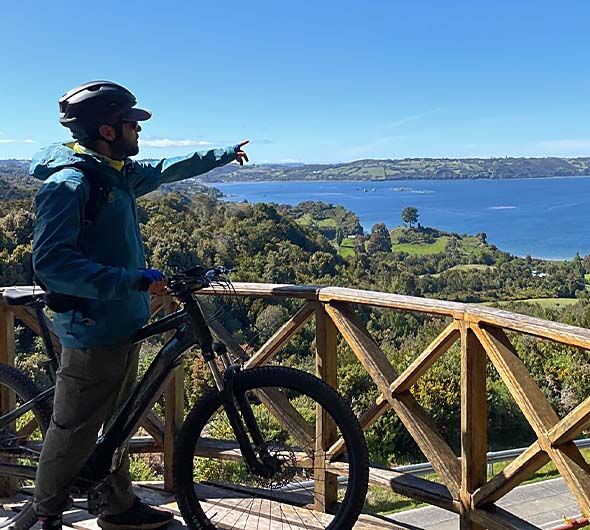 Passeios em bicicleta em Chiloé, Chile