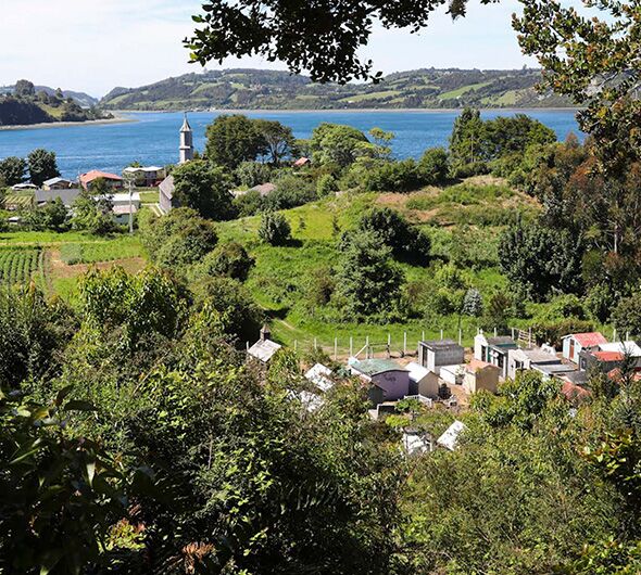 Ilhas Chelin e Quehui, Chiloé no Chile.